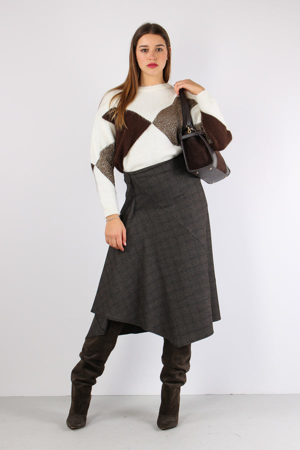 Gonna Lunghe Punte Grigio