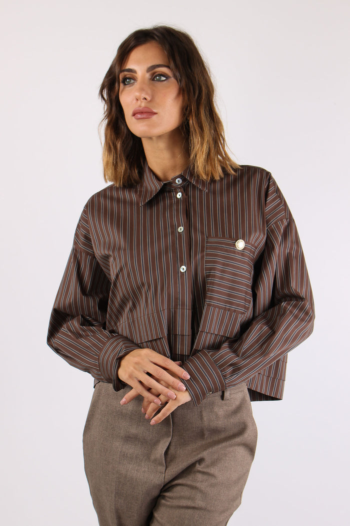 Camicia Riga Balze Moro/nero-4