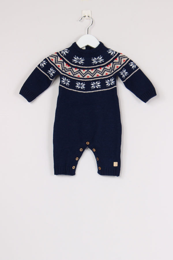 Tuta Fantasia Norvegese Blu/latte/beige