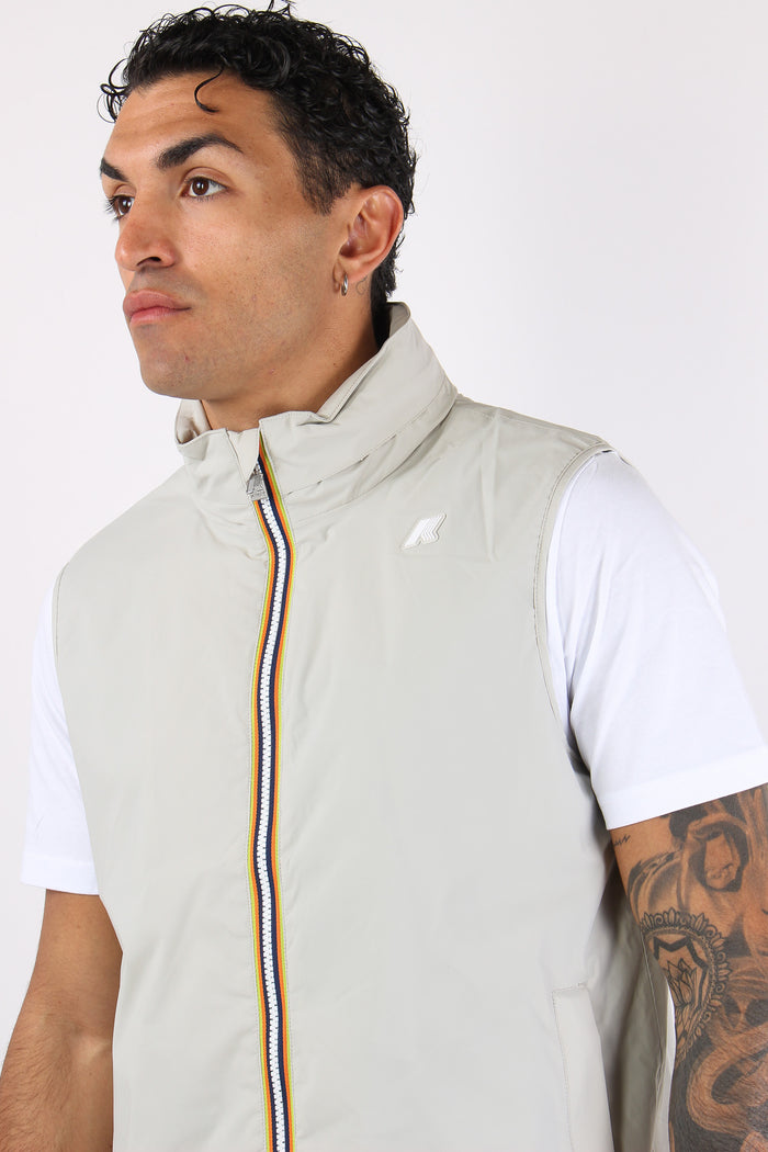 Gilet Nylon Jersey Beige Lt-8