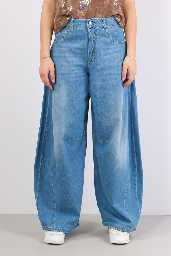 Iride Denim Baloon Denim Chiaro-2