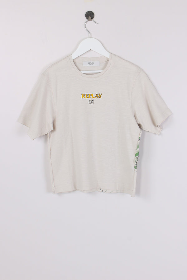 T-shirt Stampa Gesso