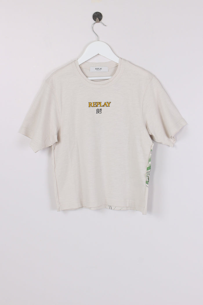 T-shirt Stampa Gesso