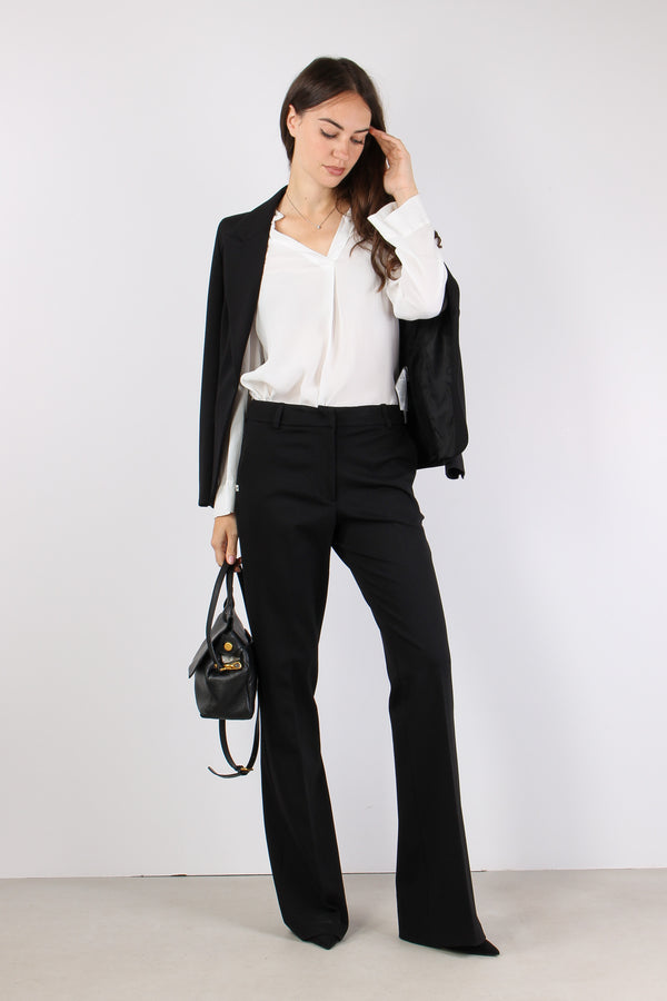 Pantalone Zampa Punto Milano Nero