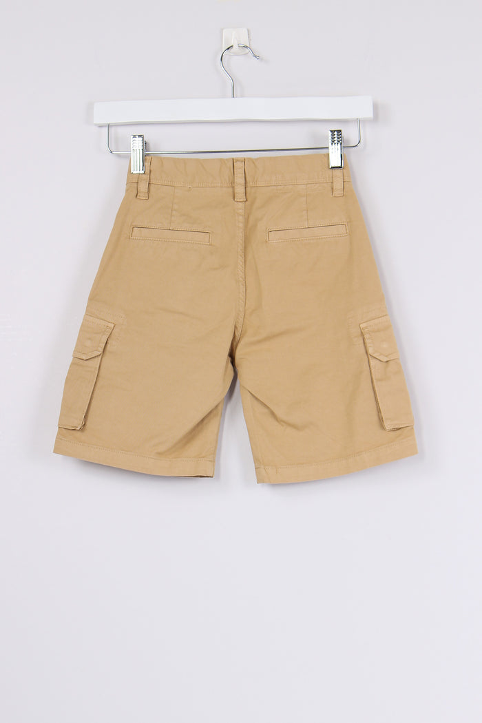 Bermuda Cotone Tasconato Beige-2