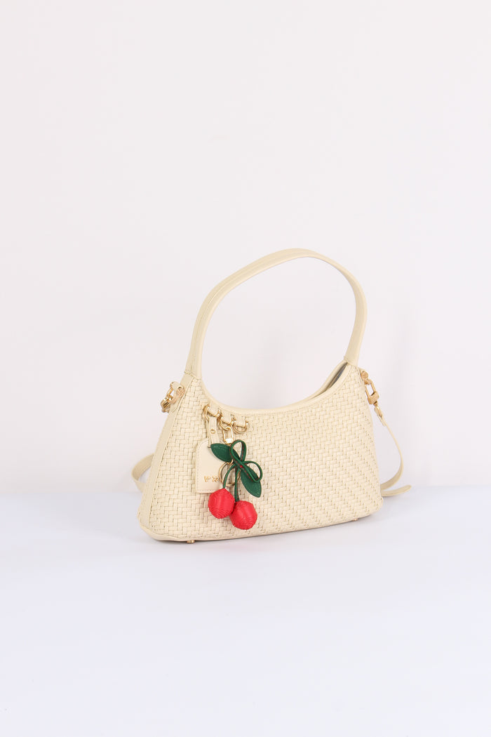 Zelda Baguette Intreccio Off White-2
