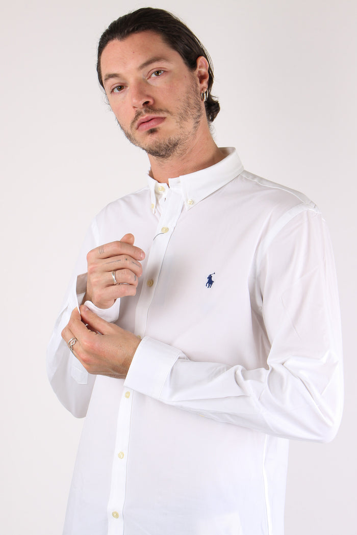 Camicia Slim Botton Down White-7