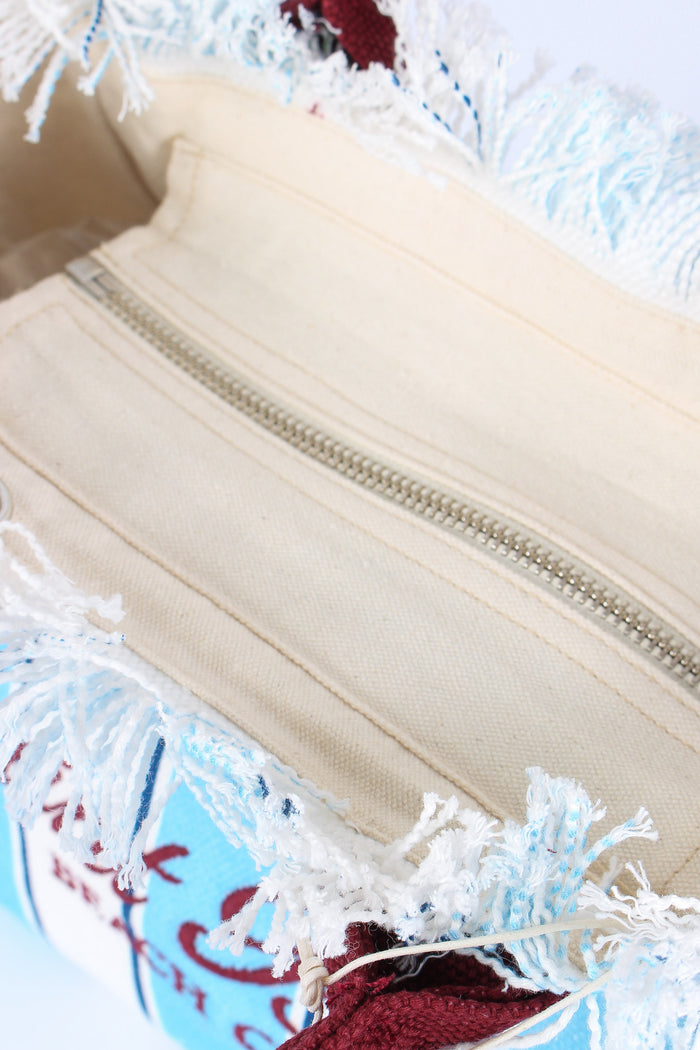 Colette Canvas Righe Azzurro/rosso-6