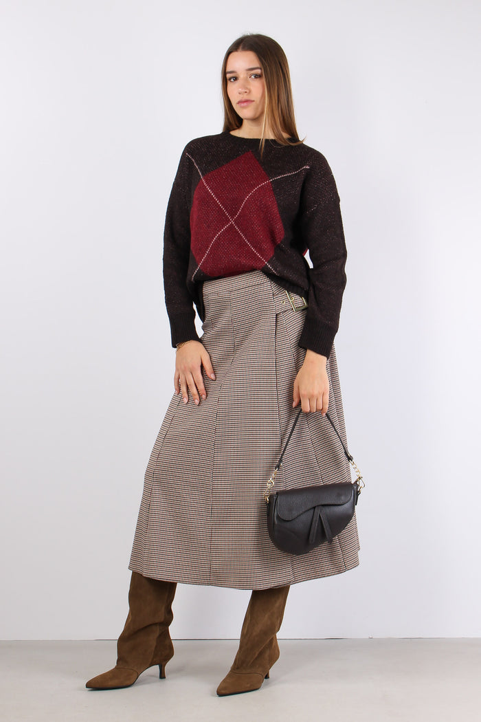 Maglia Maxi Rombi Moro/bordeuax-5