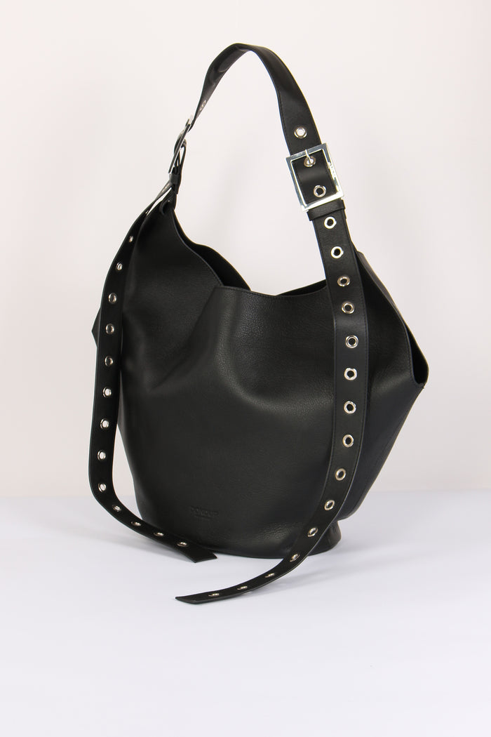 Hobo Pelle Nero-2