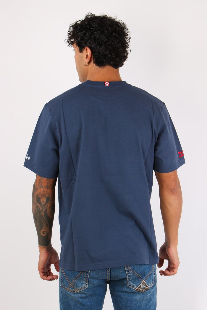 T-shirt Vacanze Bel Temp Blu-5