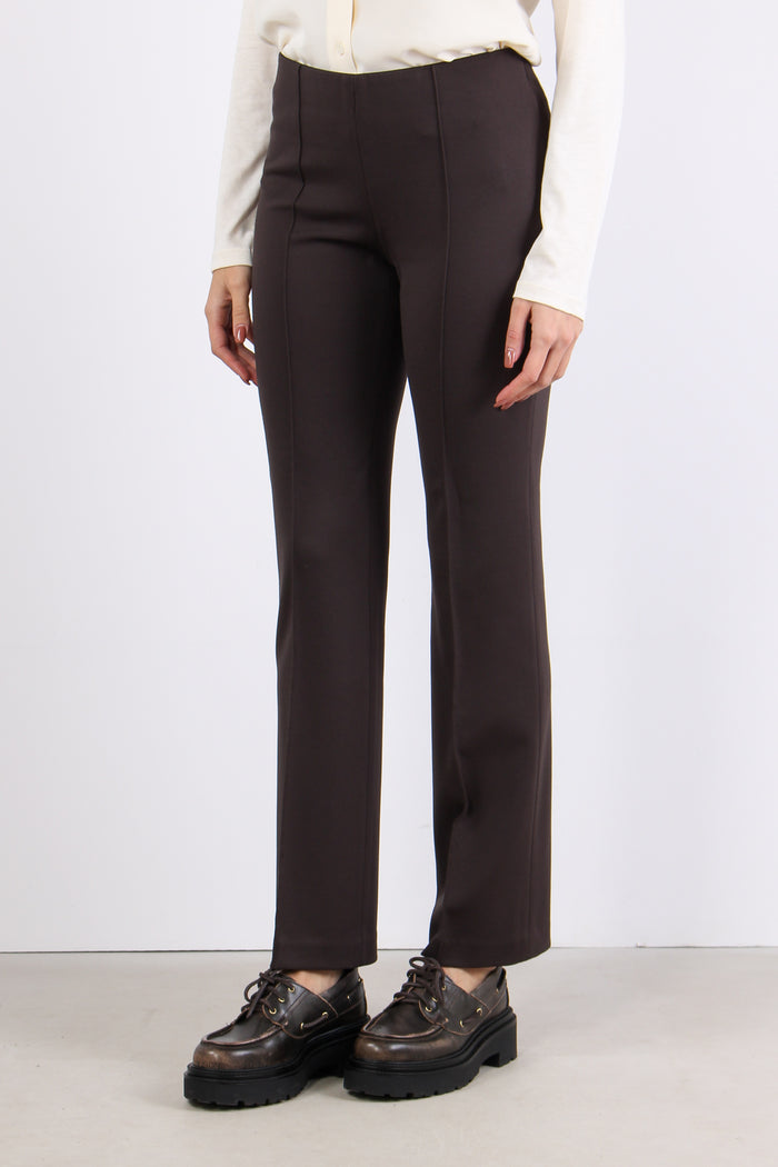 Pantalone Chino Basico Marrone-3