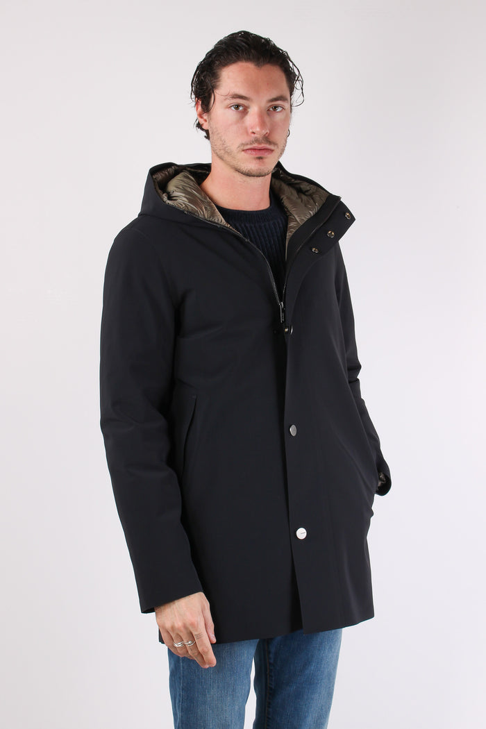 Parka Tessuto Tecnica Black-7