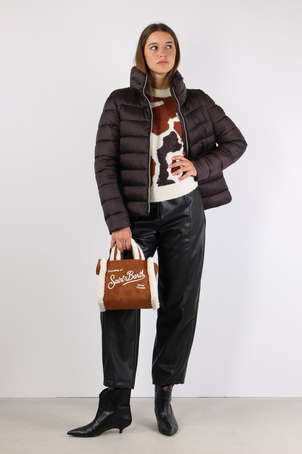 Elsie Piumino Leggero Svasat Brown Black