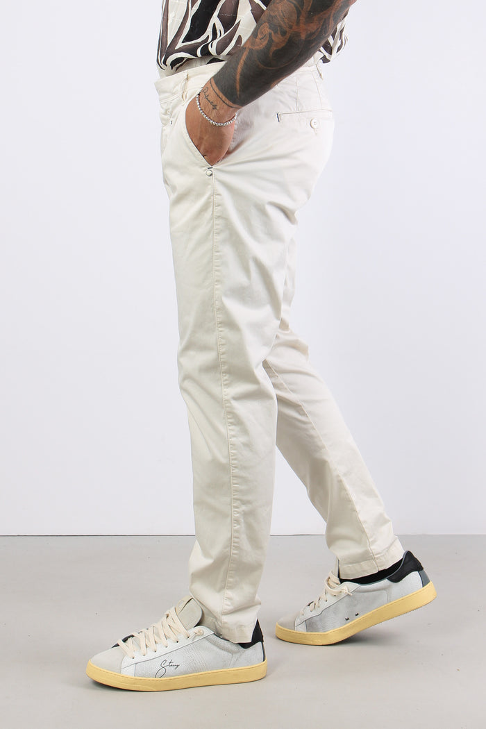 Tonno Pantalone Classico Latte-6