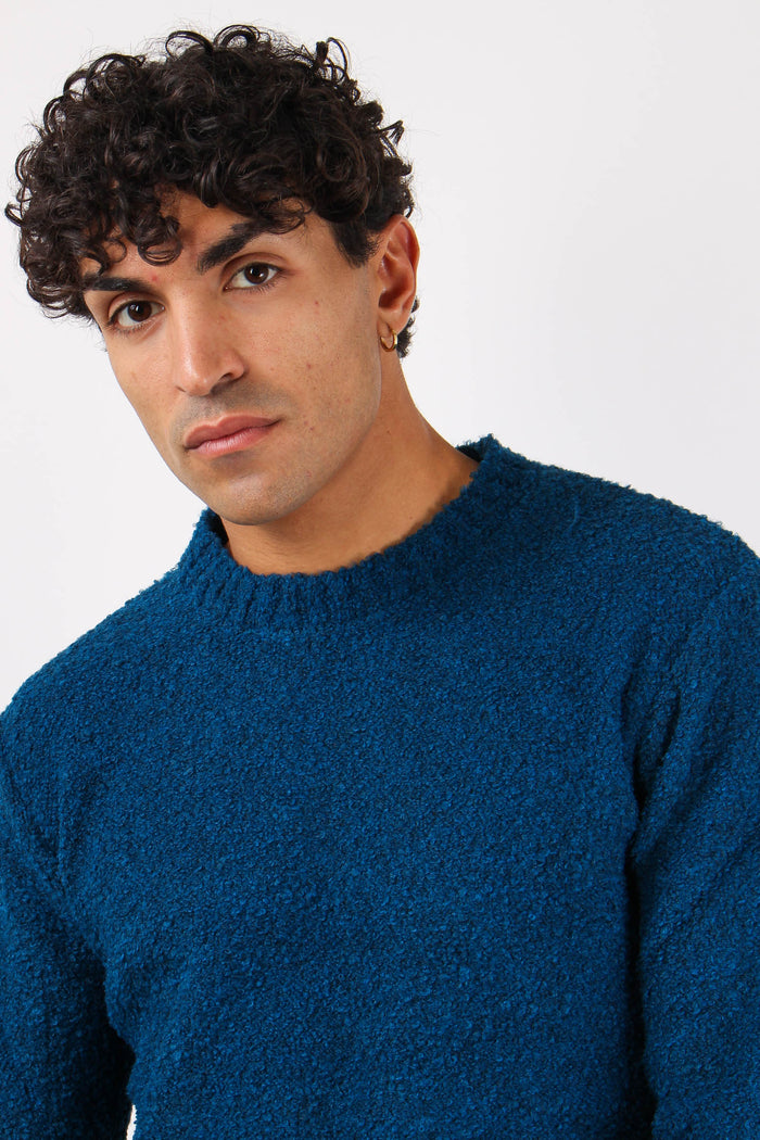 Girocollo Boucle Blu-6