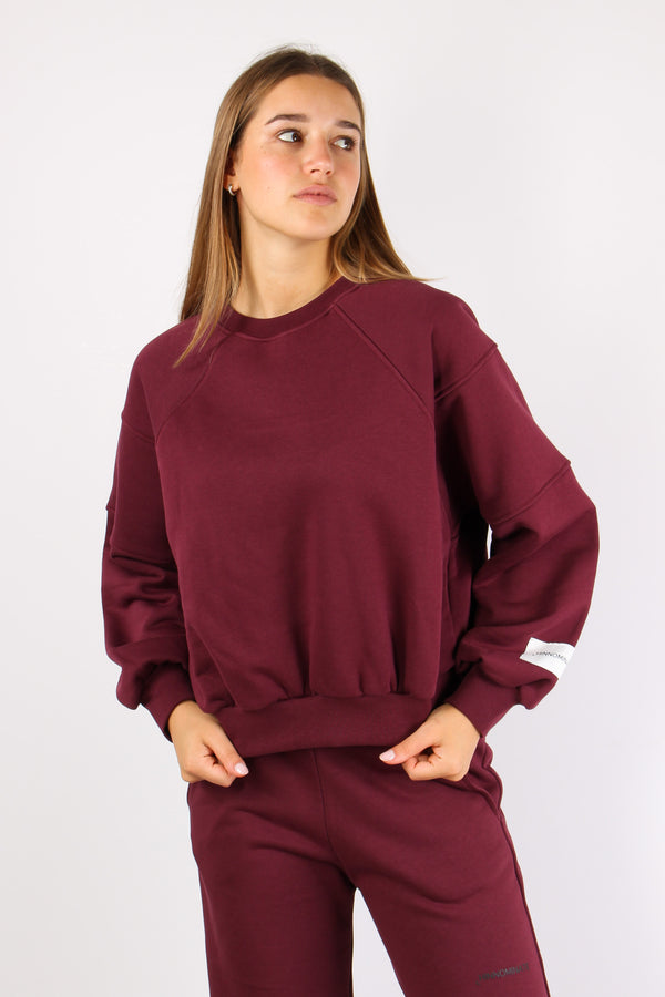 Felpa Manica Reglan Bordeaux-2