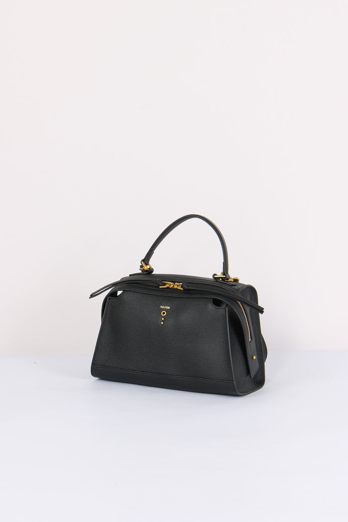 Trapezio Pelle Martellata Black-2