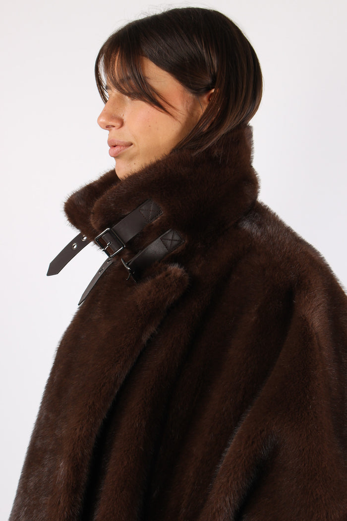 Cappa Pelliccia Reversibile Moro-8