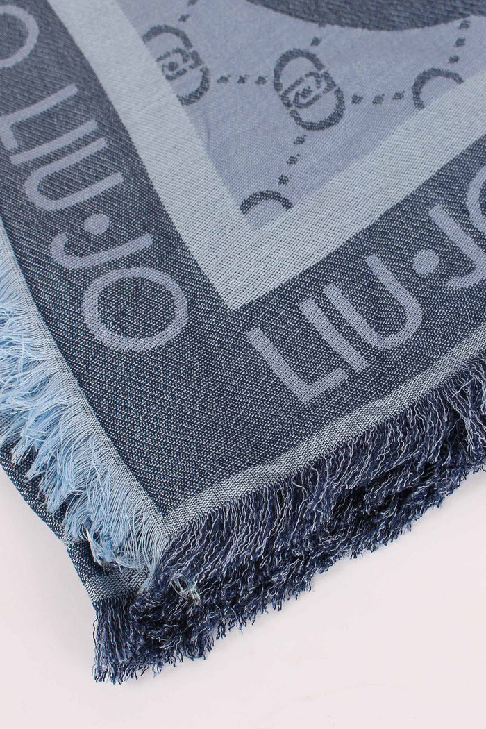 Square Jacquard Logo Blue Sky-5