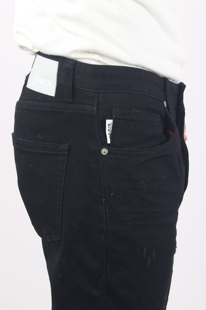 Jeans Regular Nero-6