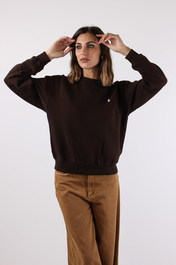 Felpa Logo Pile Circuit Brown-6