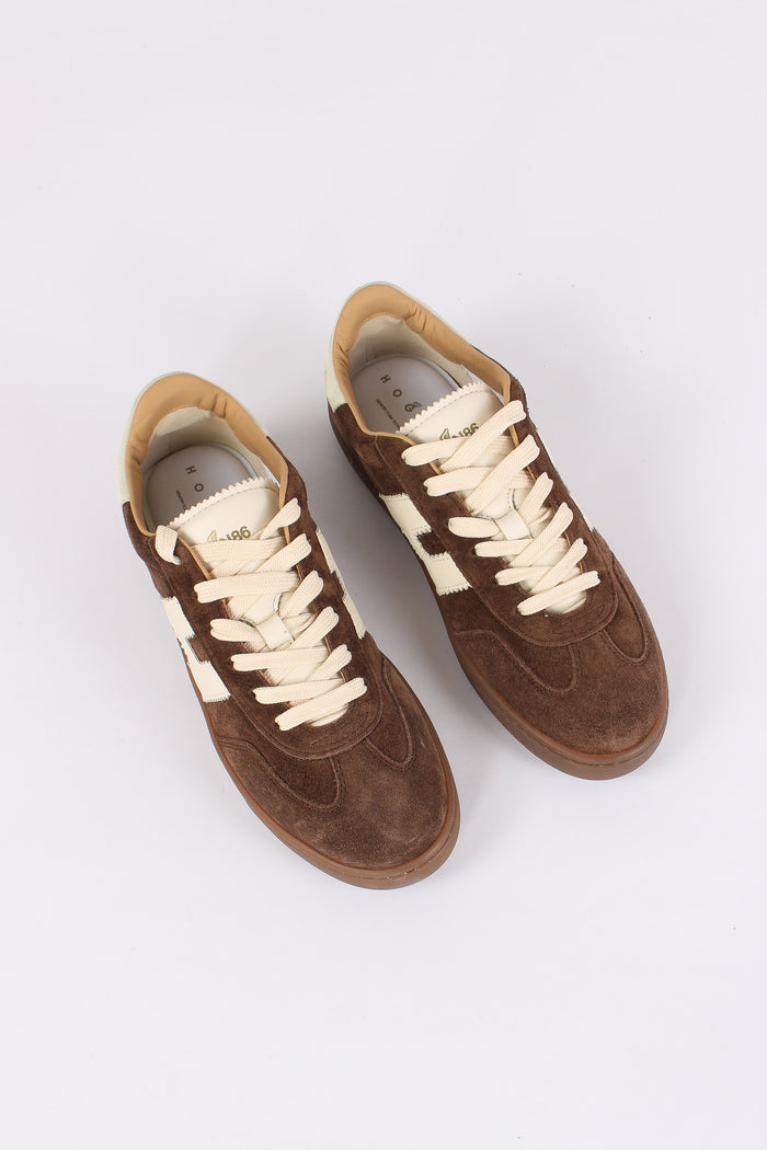 Sneakers Cool Allacciato H Moro/bianco-5