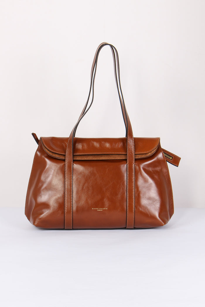 Marghe Shopping Pelle Vintage Noce