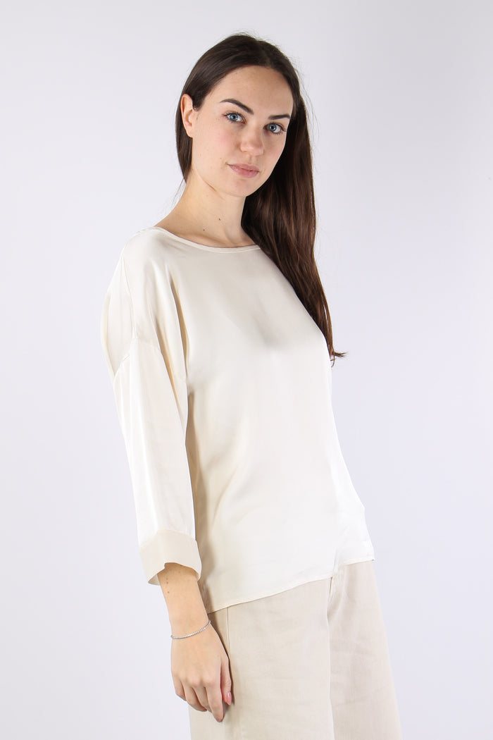 Blusa Manica 3/4 Panna-7
