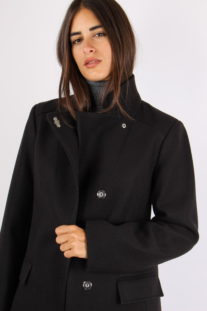Cappotto Sfiancato Nero-3
