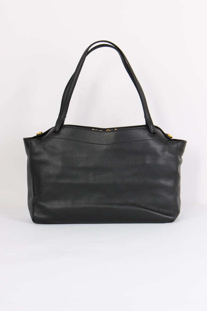 Ottavia Sacca Morbida 2 Manici Nero-3