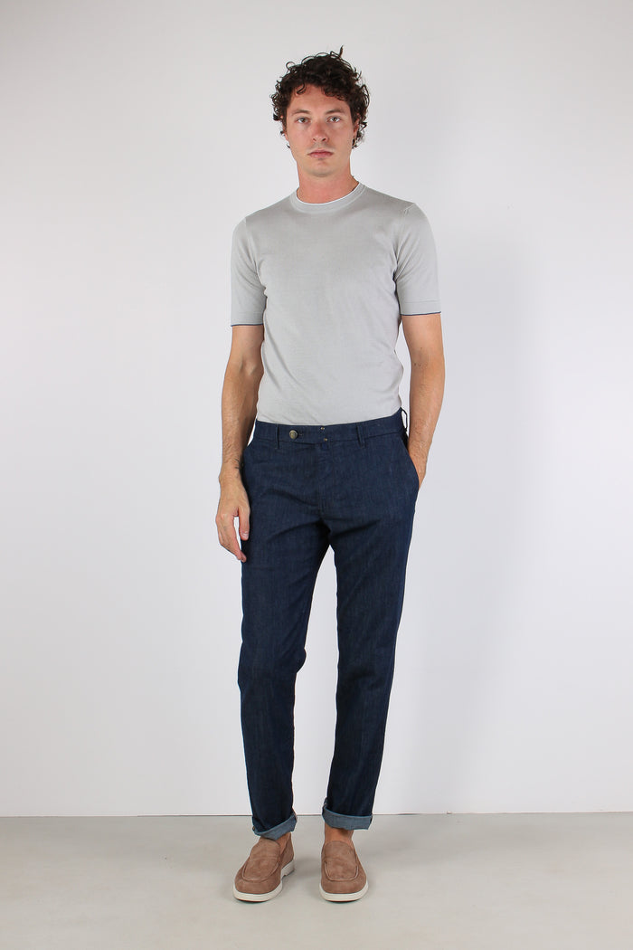 Denim Tasca America Fondo 18 Denim Scuro