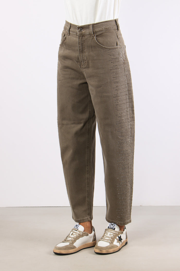 Denim Balloon Strass Laterali Zenzero-4