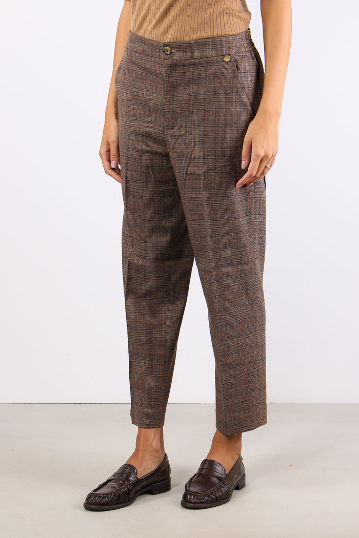 Pantalone Sigaretta Quadri Tartan-3