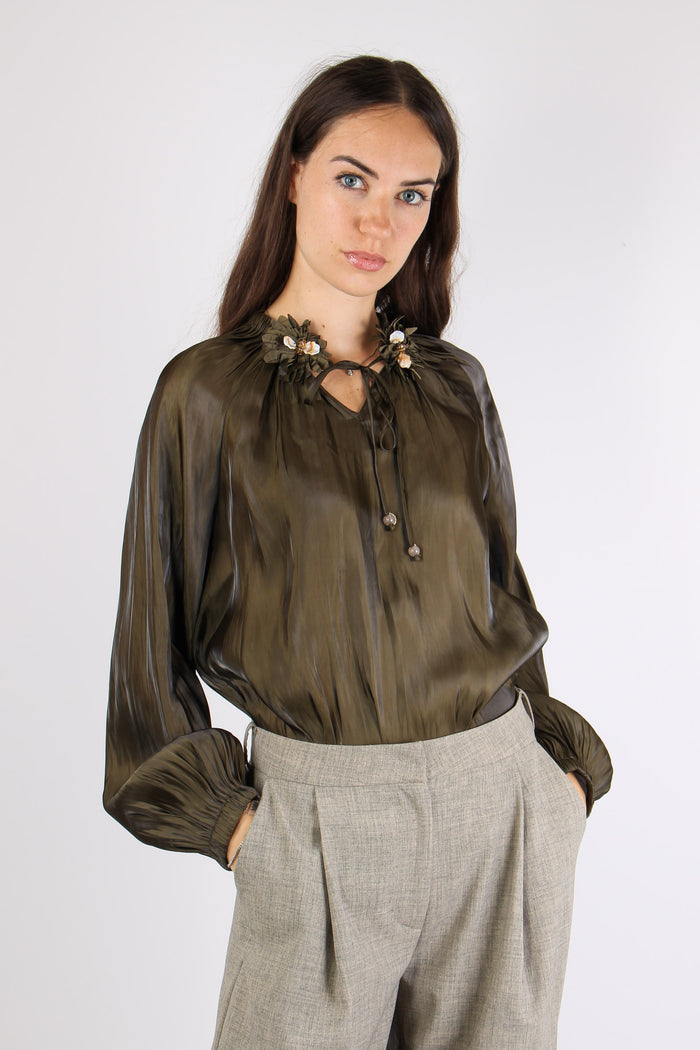 Camicia Arriccio Collo Inserto Militare-7