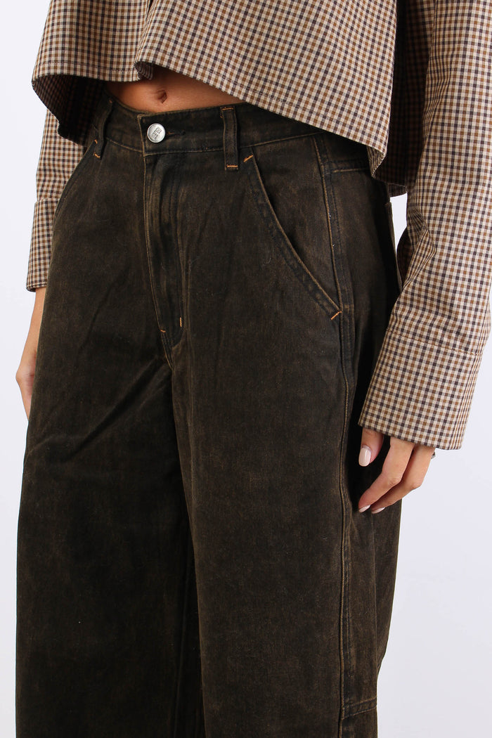Pantalone Baloon Slavato Moro-6