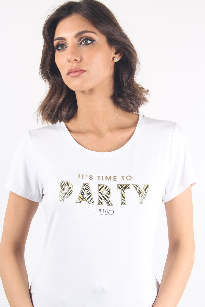 T-shirt Basica Mc Bianco/party-9