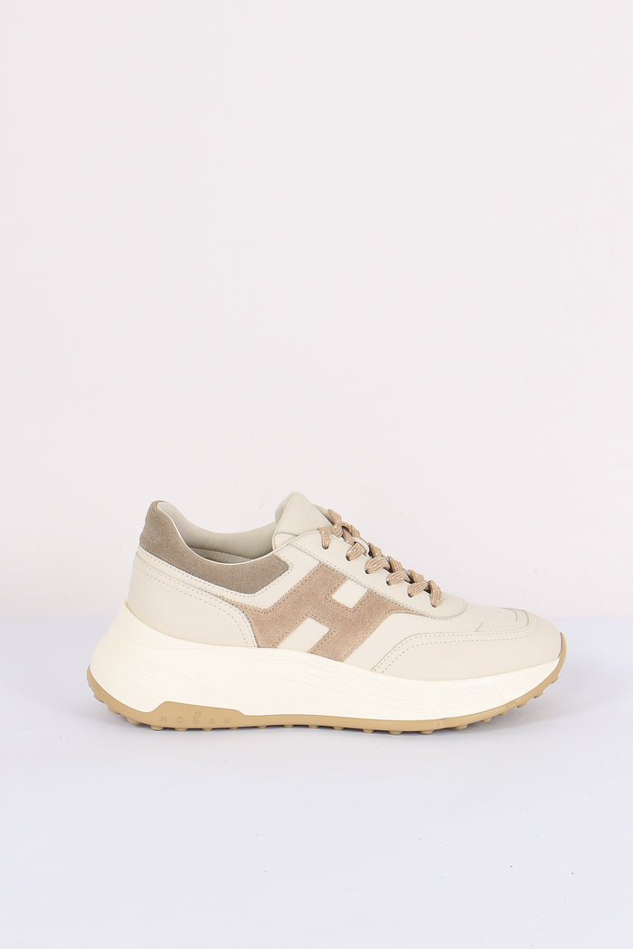Sneakers H669 Allacciato H Bianco/beige