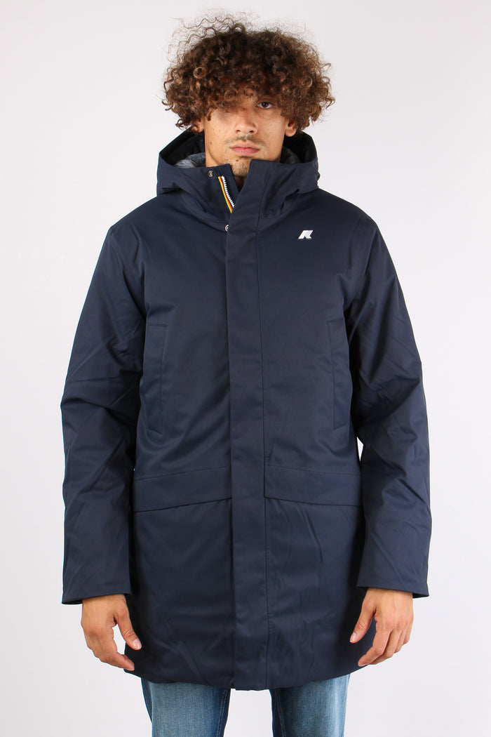 Giubbotto Lungo Inserto Marmot Blue-3