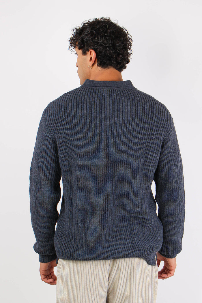 Maglia Polo Over Blu-5