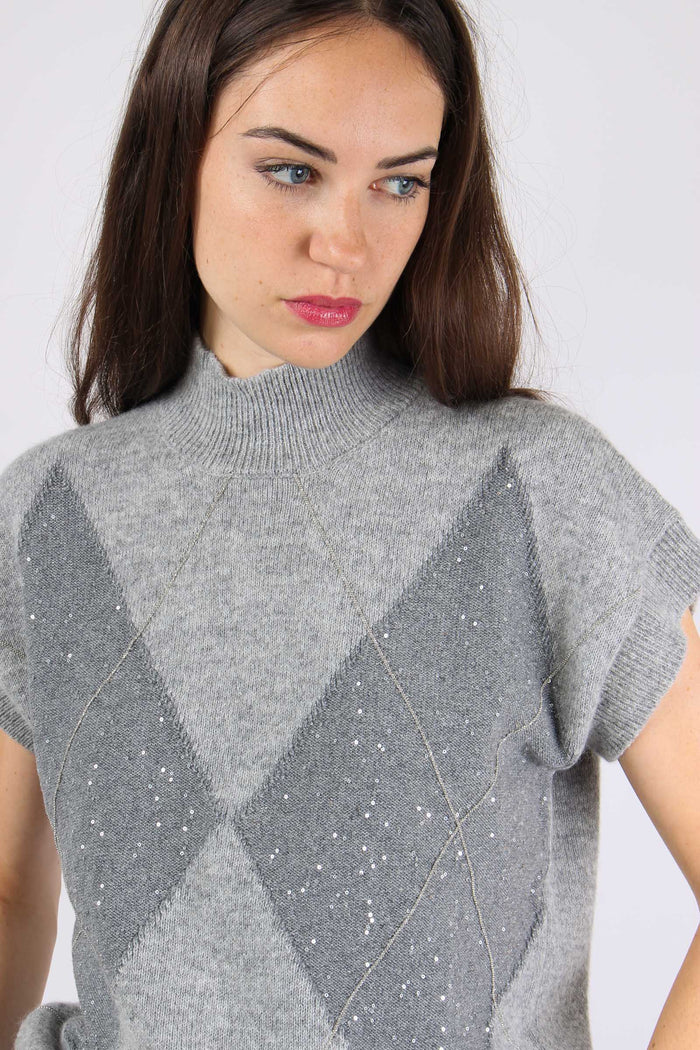 Gilet Rombi Grigio-3