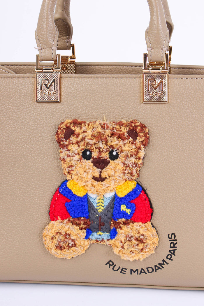 Mini Shopping Orsetto Taupe-2