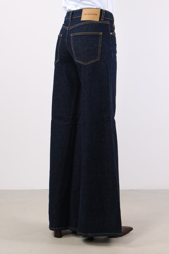 Eos-8 Denim Zampa Asimmetrica Denim Scuro-6