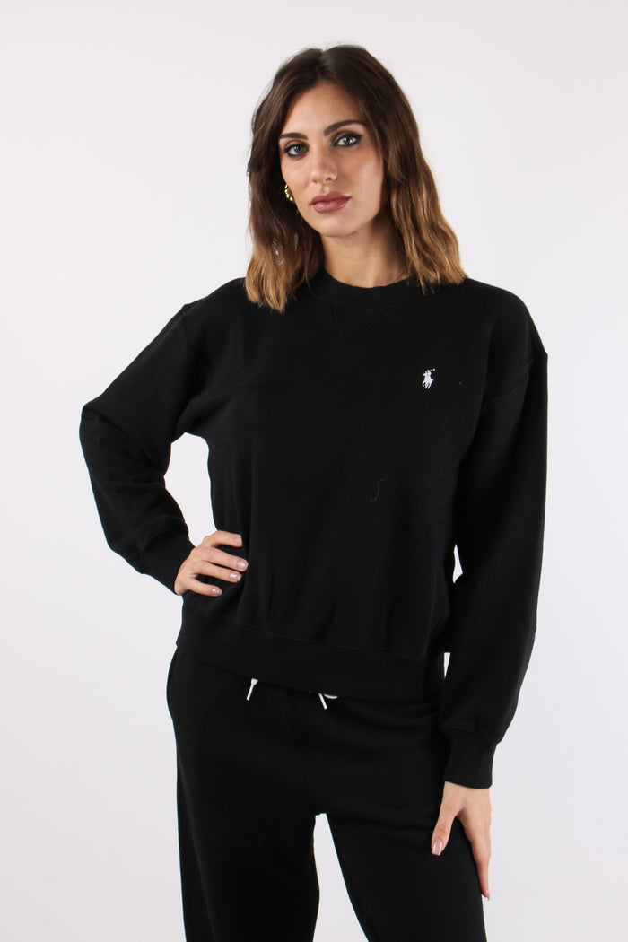 Felpa Logo Pile Polo Black-2
