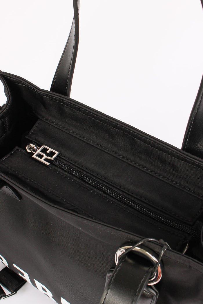 Poppy Shopping Nylon Mini Black-7
