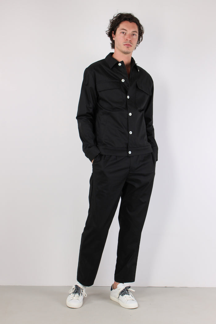 Giacca Cotone Nero-2