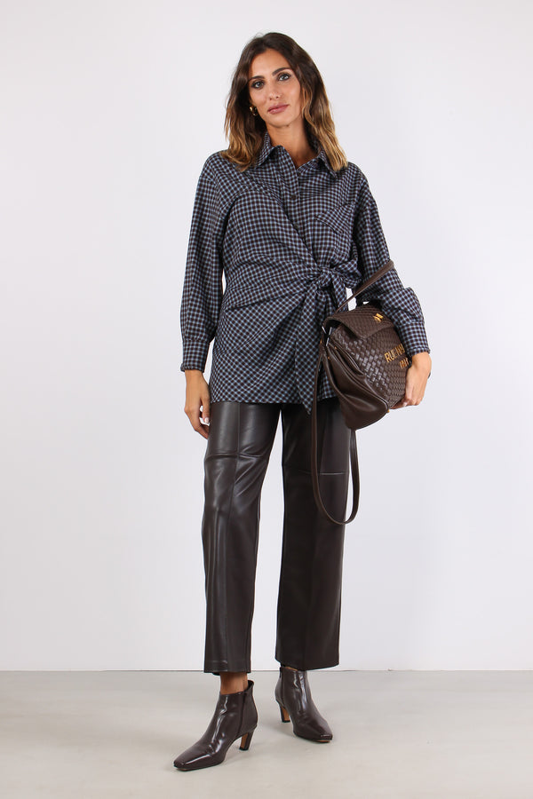 Camicia Microcheck Fiocco Moro-2