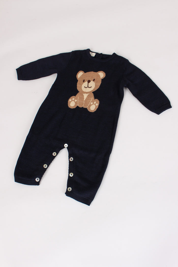 Tutina Inserto Orso Blu Notte-4