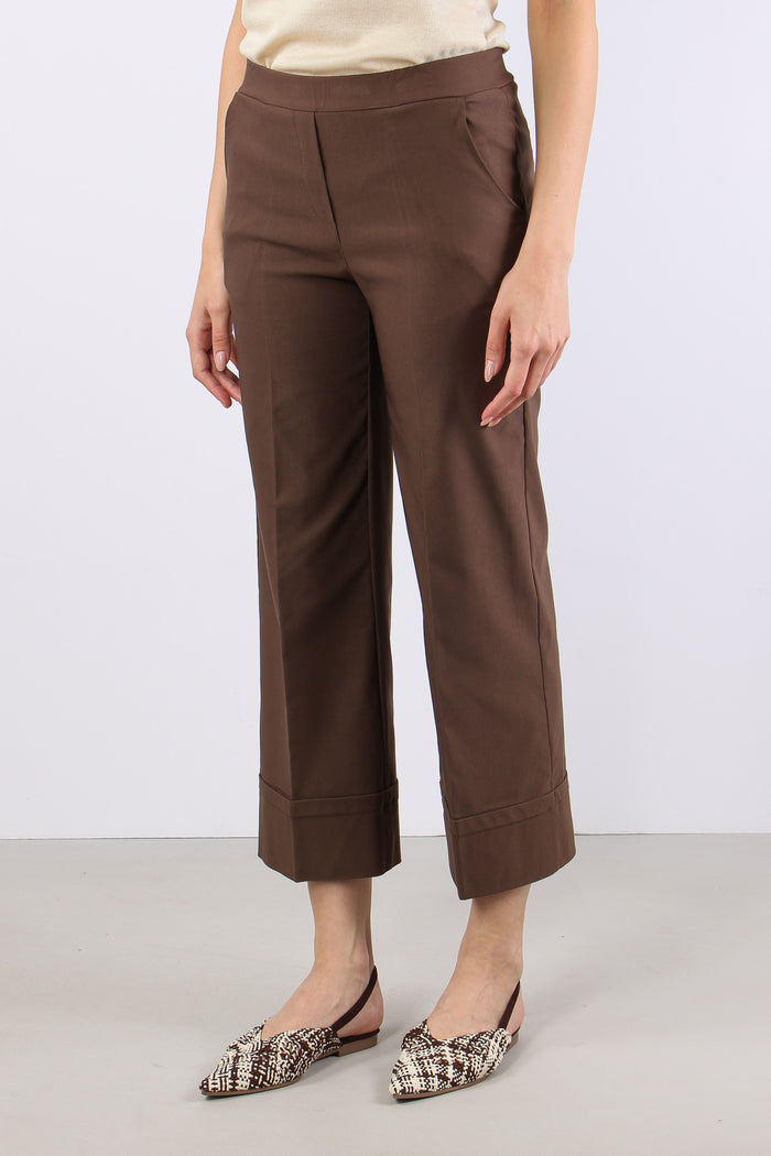 Pantalone Cropped Bengalina Moro-3