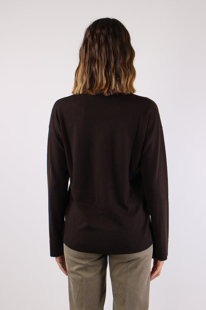 Maglia M/l Spacchetti Misto Lana Mole-5